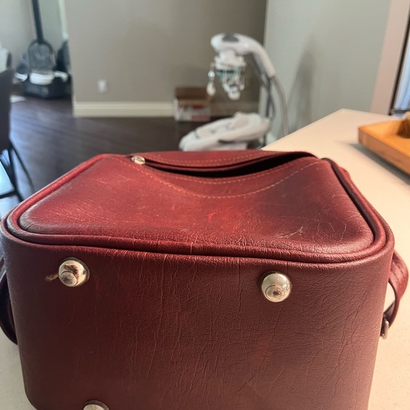 Dionite bag vintage red leather - Picture 6 of 10